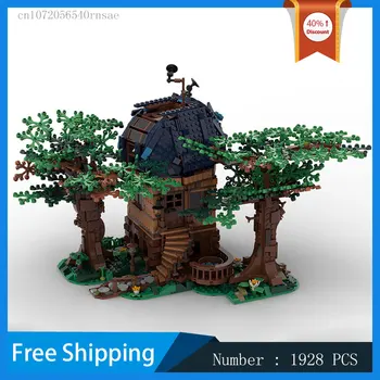 Gradivni blokovi MOC, šumarstvo koliba, Zvjezdarnica, model kućice na stablu, cigle 