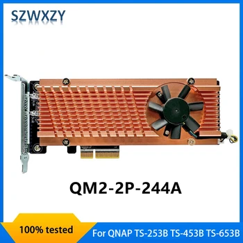 Novi Originalni QM2-2P-244A Za QNAP TS-253B TS-453B TS-653B Dual M. 2 22110/2280 PCIe NVMe SSD Kartica za proširenje PCIe Gen2 x 4