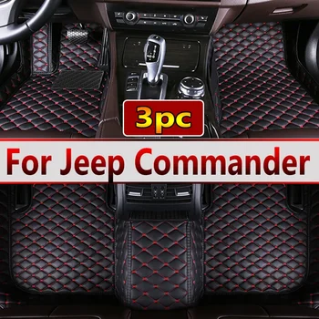 Auto-Tepisi Za Jeep Commander XK 2006 ~ 2010 7-Sjedala Tepih, Anti-Prljavo Obloge, Kožni Tepih, Detalji u Unutrašnjosti, Auto Oprema 2007