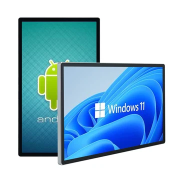 21,5 32 43-Inčni Zaslon Osjetljiv na dodir Sustav Android, Zidni LCD Zaslon Oglašavanje