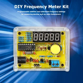 Tester brojač frekvencije kvarcnog generator frekvencije od 1 Hz-50 Mhz, 5-znamenkasti display, digitalni modul brojača frekvencije sa kućištem, setovi za diy