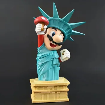 20 cm Super Mario Kip Slobode Figurica Model GK Igračka Mario Cosplay Stolni ormar Dekoracija automobila rođendan Darove za djecu