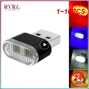 1 ~ 10ШТ Mini led auto žarulje AvvRxx, automatski atmosfera interijera, USB-backlit, dekoracija, plug and play, lampica rasvjete, PC Auto
