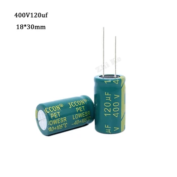 6 kom./lot 400V 120UF высокочастотный низкоомный 400V120UF aluminijski elektrolitski kondenzator veličine 18*30 20% 105C
