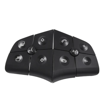 Crni gumb upravljača s 5 tipki, Multifunkcijske tipke za prebacivanje, rezervni dijelovi za Mercedes-Benz ML GL B R