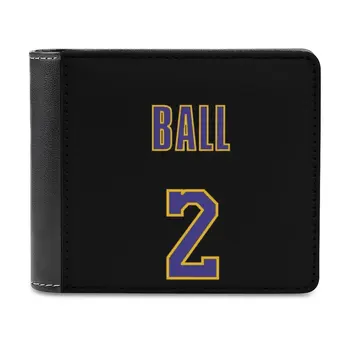Torbica za telefon iz jerseya Lonzo Ball 2, trendi torbicu za kreditne kartice, Kožne novčanike, personalizirane torbice za muškarce i žene Lonzo Ball