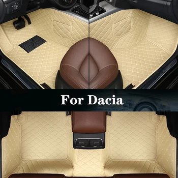 Nova bočna torba za pohranu s individualnim kožni auto-tepih za auto Dacia Sandero Dokker Sandro Logan
