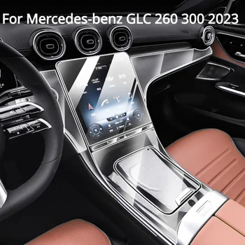 Za Mercedes-benz GLC 260 300 2023 Pribor za unutrašnjost Automobila folija prozirna TPU Kućište Mjenjača Središnja Konzola Zaštita od ogrebotina Popravak